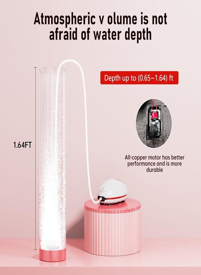 AQUASMITH 1w Ultra Quiet Aquarium Air Pump, Aquarium Aerator Adjustable Airflow, Single Hole Suitable for 20 to 40 GPH Fish Tank - Image 5